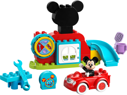 Mickey Mouse clubhuis en auto