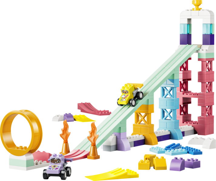 3-in-1 creatieve hellingen met voertuigen