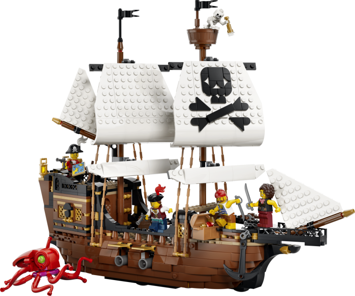 Klassiek piratenschip