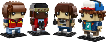 Mike, Dustin, Lucas en Will figuren