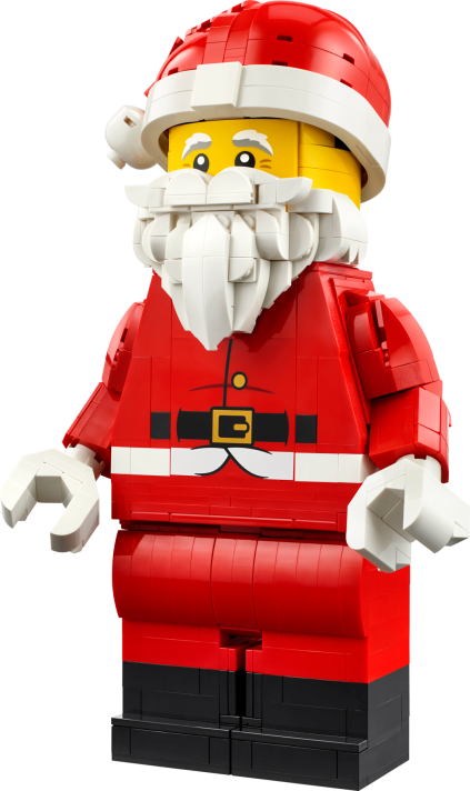Grote minifiguur van de Kerstman