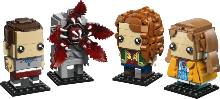 Elf, Max, Demogorgon en Holly figuren