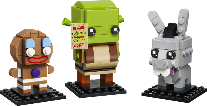 Shrek, Ezel en Peper figuren