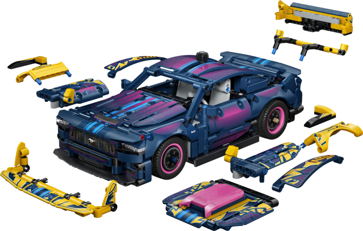 Aanpasbare Ford Mustang GT auto