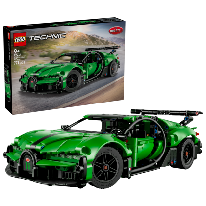 Groene Bugatti Chiron Pur Sport hypercar
