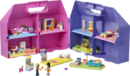 Creatieve poppenhuiskoffer