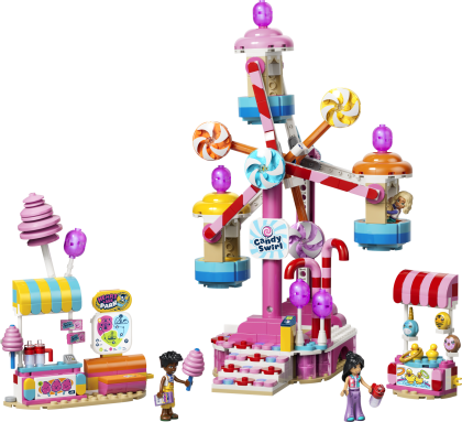 Reuzenrad van snoep en cupcakes