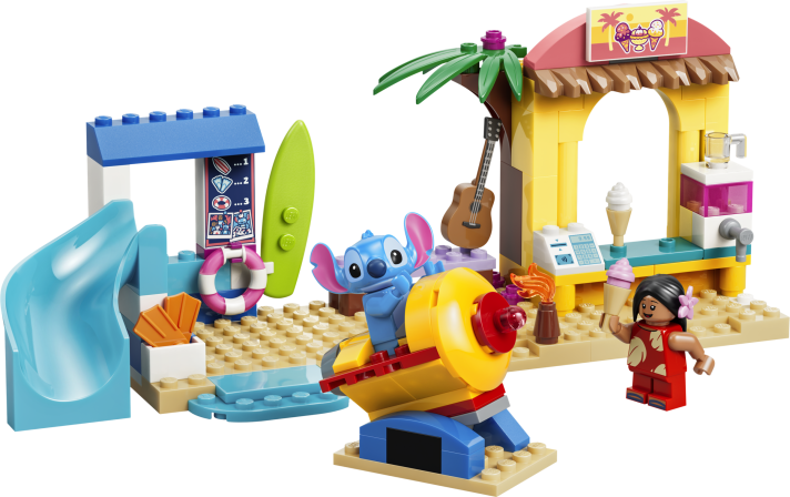 Strandplezier met Lilo en Stitch