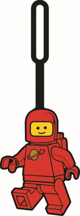 Bagagelabel astronaut – rood