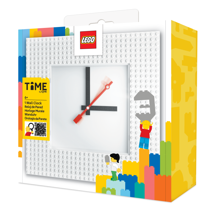 Wandklok MOC (My Own Creation) – wit