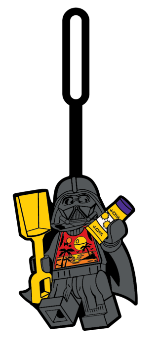 Darth Vader™ op vakantie bagagelabel