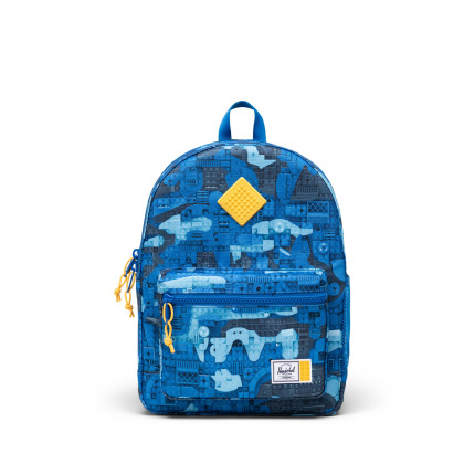 LEGO® Herschel Heritage™ kinderrugzak – abstracte stenen – blauw