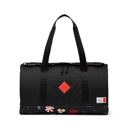 Herschel Heritage™ weekendtas – zwart met dwarrelende bloemen