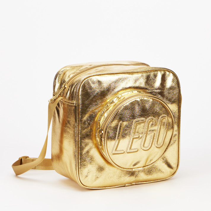 Crossbodytas in de vorm van een kleine steen – goud