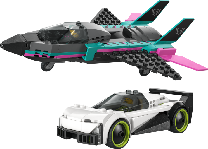 Straalvliegtuig vs. sportauto