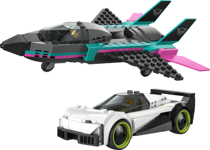 Straalvliegtuig vs. sportauto