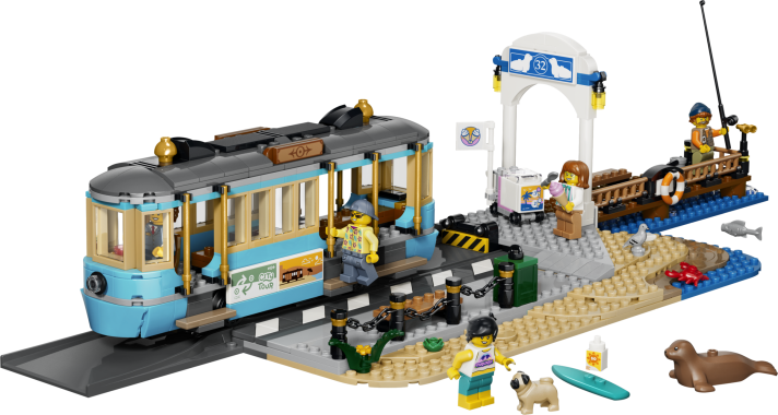Klassieke strandtram