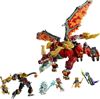 Wyldfyre's transformerende drakenmecha