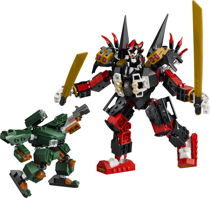Shadows mecha vs. G.U.N. Trooper