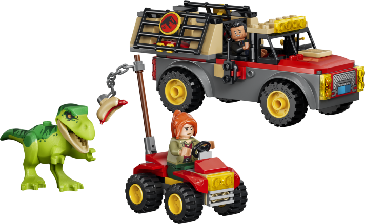 Jonge T. rex transporttruck