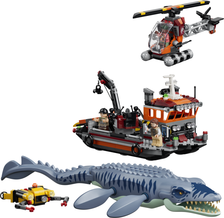 Mosasaurus bootaanval