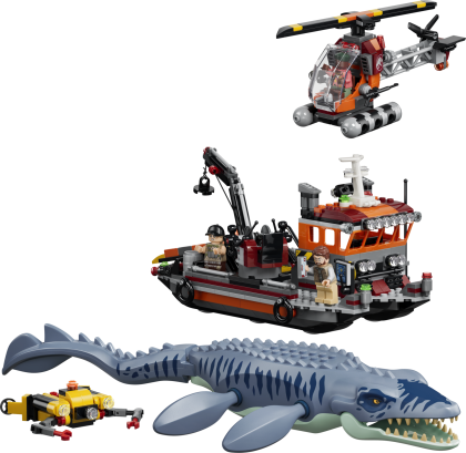 Mosasaurus bootaanval